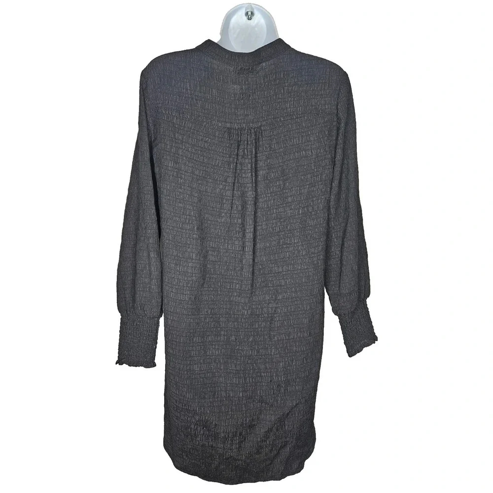 Brand: Steve Madden Size: Small Color: Black Style: Shirt Dress‎ Closure: Button